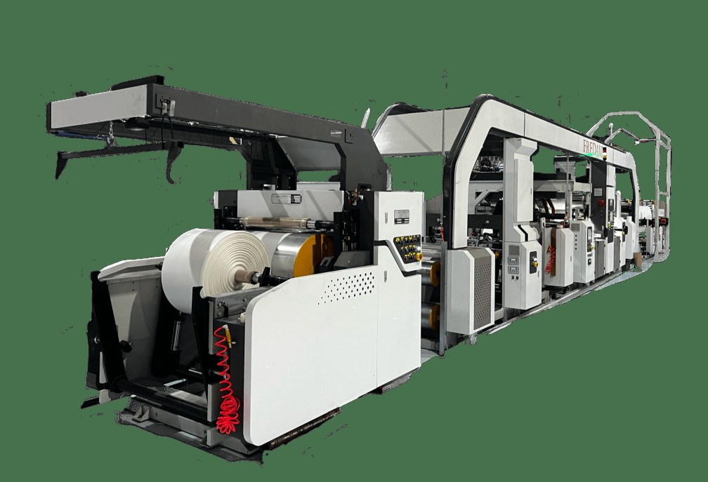 Representative woven sack conversion machinery