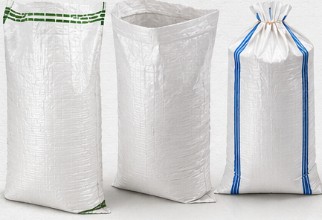 Representative woven material rolls for PP bag production and material planning